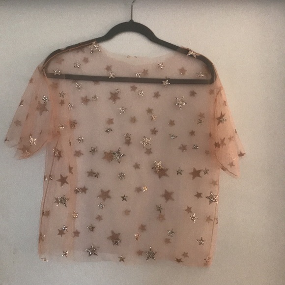 Lirika Matoshi Tops - Lirika Matoshi Sheer Star Top